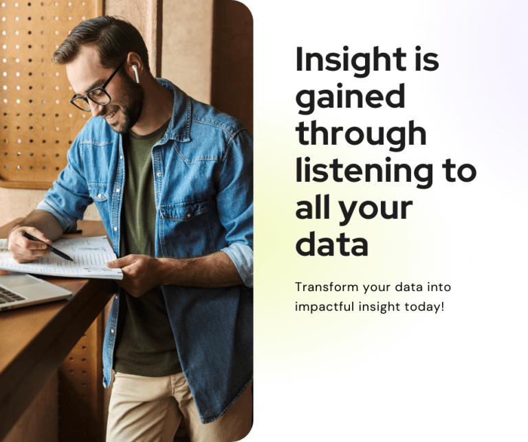 Insight gained through data